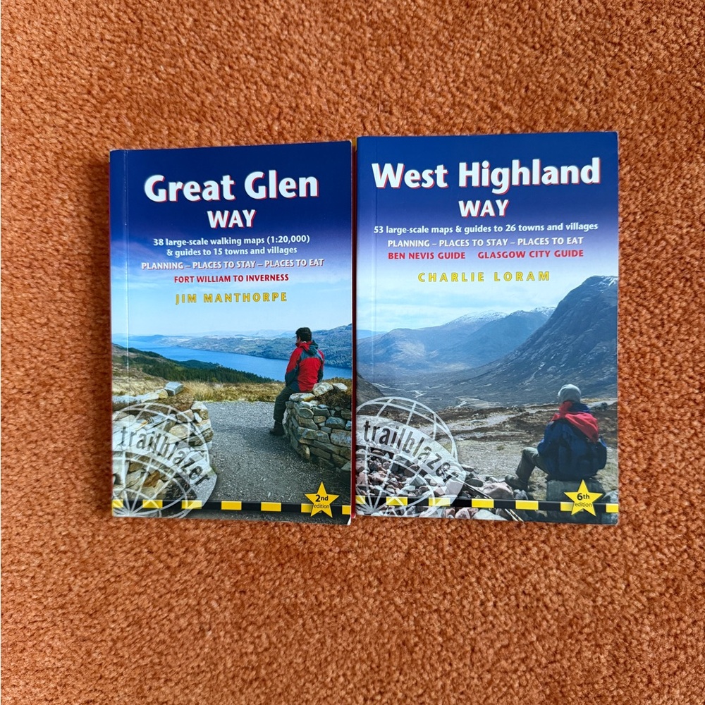 Great Glen Way and West Highland Way Guidebooks